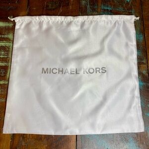 Michael Kors Dust Bag Cover for Handbag White 15 1/2” x 15”